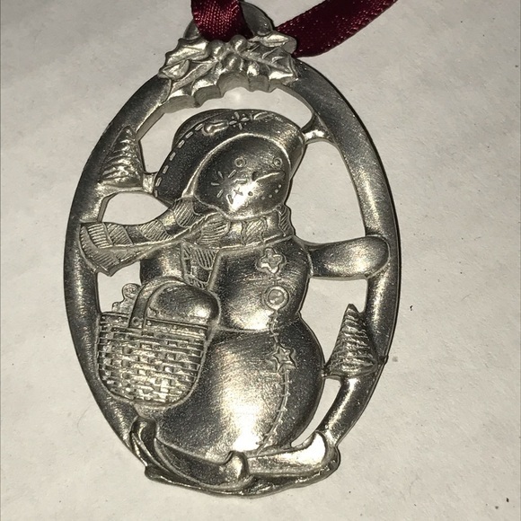 Longaberger 1999‎ Pewter Christmas Ornaments - Picture 5 of 9